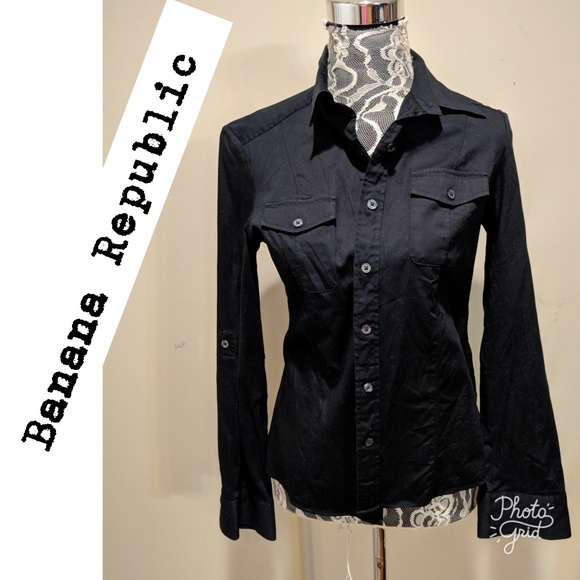 Banana Republic Tops - Banana Republic Black Top!